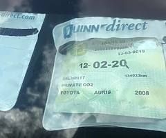 2008 toyota auris 1.4 diesel (nct 2/20) (tax 10/19) - Image 7/10