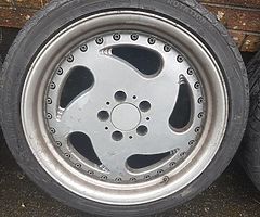 5x112 Mam mt1 alloys 225/40 R18 with very good tyres