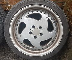 5x112 Mam mt1 alloys 225/40 R18 with very good tyres - Image 6/9