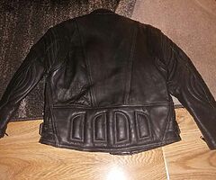 Akito leather motorcycle jacket child