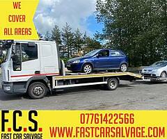 Scrap car collection - www.fastcarsalvage.com