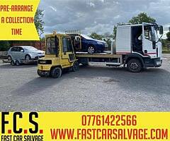 Scrap car collection - www.fastcarsalvage.com