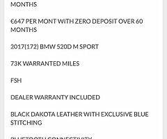 2017 520d MSport from €523 P/M - Image 8/10
