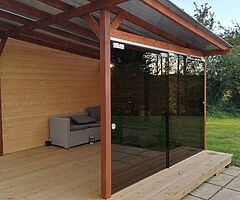 With glass sliding door pergola - Image 3/10