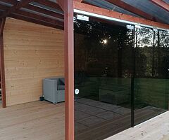 With glass sliding door pergola - Image 5/10