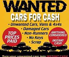 SCRAP CARS WANTED