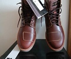 Classic motorbike boots
