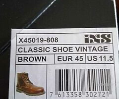 Classic motorbike boots