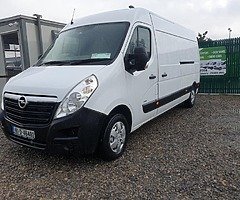 2016 OPEL MOVANO L3H2 €47 PER WEEK 130KMS CVRT INCLUDES VAT