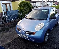 05 nissan micra sx no nct but taxs tel the 12,20 good little run about and to insure want need much - Image 4/8