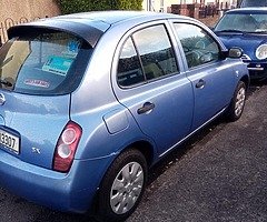 05 nissan micra sx no nct but taxs tel the 12,20 good little run about and to insure want need much - Image 7/8