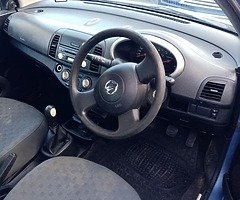 05 nissan micra sx no nct but taxs tel the 12,20 good little run about and to insure want need much - Image 8/8