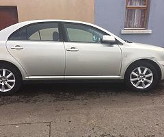 Toyota Aventis 1.6 manual nct And Taxed Brand new brake pads new battery only fitted 2 months ago