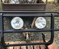 Bullbar with spot lights and tow bar for sale - Image 4/7