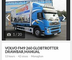 Looking for box body lorry must be taxed and tested