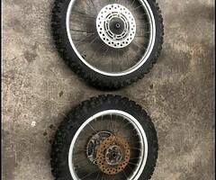 Cr80/85 big wheels