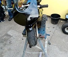 Mini moto dos run but needs pulley fixs no swaps new carb on it eaesy fix