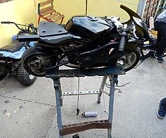 Mini moto dos run but needs pulley fixs no swaps new carb on it eaesy fix - Image 4/4