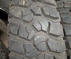 Mud terrain used tyres
