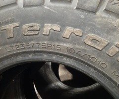 Mud terrain used tyres - Image 5/5