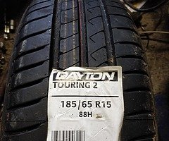 New tyres