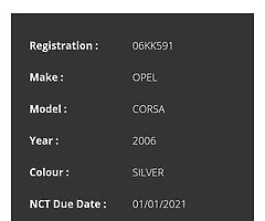 06 opel corsa 1litre petrol Nct&Tax - Image 6/7