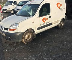 2004 Kangoo 1.5Dci good engine box Breaking only