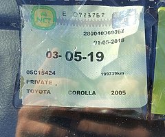 2005 Toyota Corolla 1.4L - Image 7/7