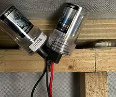 H11 blue LED bulbs and hb4 9006 HID bulbs