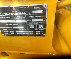 FOR SALE: Mitsubishi 3 Ton Forklift - Image 3/8