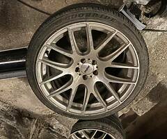 Oem 111s 8.5 front 9.5 back 5x100 fitment - Image 5/6