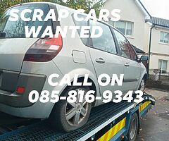 SCRAP CARS WANTED