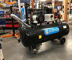 Brand new 200 litre Air Compressor 12CFM 3hp