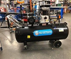 Brand new 200 litre Air Compressor 12CFM 3hp - Image 3/3
