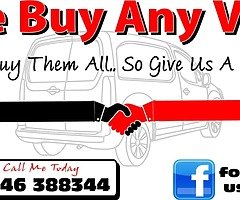 We buy any van