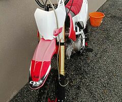 CWR 140 scrambler motorbike