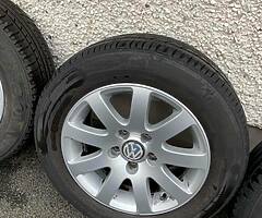 Volkswagen standard alloys 5x112 205/60/15 - Image 3/8