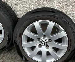 Volkswagen standard alloys 5x112 205/60/15 - Image 5/8