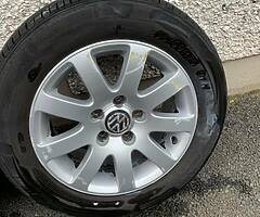 Volkswagen standard alloys 5x112 205/60/15 - Image 7/8