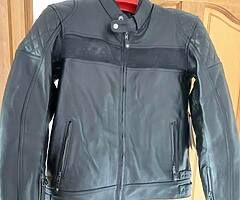 Mens RST Motorcycle Leather Jacket Large Brandish TT New Unworn