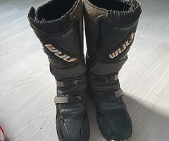 Motocross boots size 5