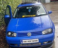 jazz blue Sunroof mk4 golf