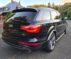 **2012 Audi Q7 S Line+ 3.0TDI V6 Quattro (Black Pack, Privacy Glass, 21" Alloys)**