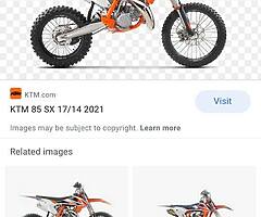 WANTED 85cc two stroke
