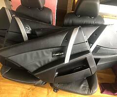 BMW e60 full black leather (06)  (offers)