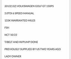 2013 VW GT from €44 P/W