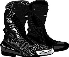 Motorbike leather riding boots - Image 3/6