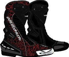 Motorbike leather riding boots - Image 4/6