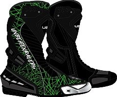 Motorbike leather riding boots - Image 6/6