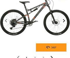 Carrera Titan X Mens Full Suspension Mountain Bike
